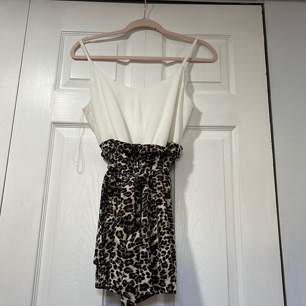 Cheetah romper